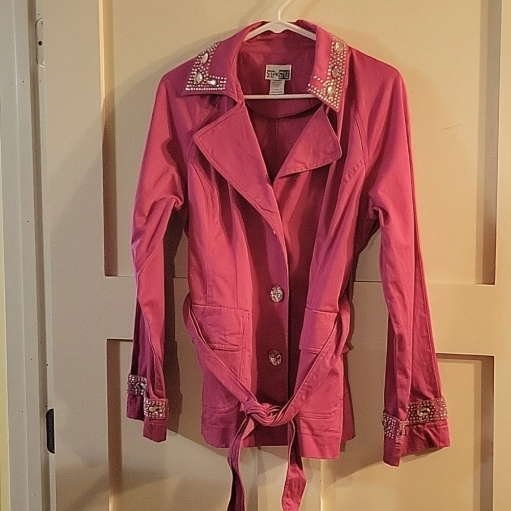 Bedazzled 90's Pink Jacket